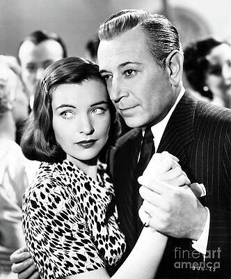 George Raft Photograph - A Dangerous Profession 1949 by Sad Hill - Bizarre Los Angeles Archive